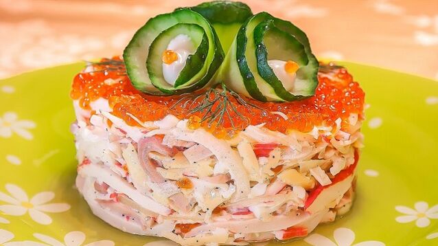saláta recept a Dukan diétához